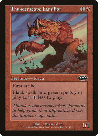 Thunderscape Familiar [Planeshift] | Good Games Cannington
