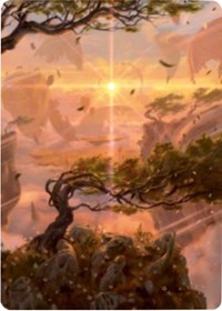 Windswept Heath Art Card [Zendikar Rising Art Series] | Good Games Cannington