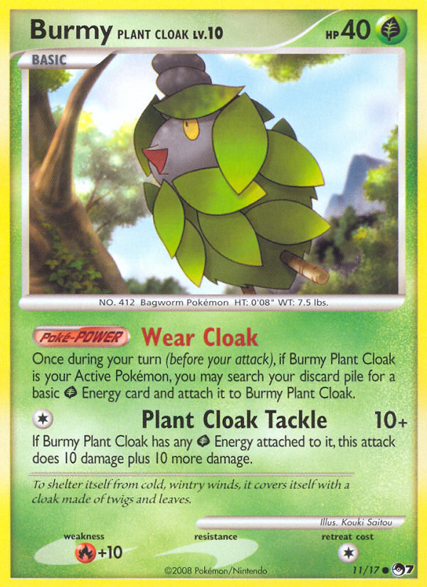 Burmy Plant Cloak (11/17) [POP Series 7] | Good Games Cannington