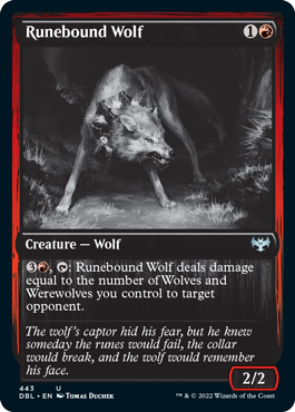 Runebound Wolf [Innistrad: Double Feature] | Good Games Cannington
