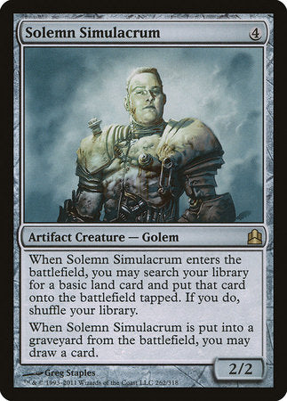 Solemn Simulacrum [Commander 2011] | Good Games Cannington