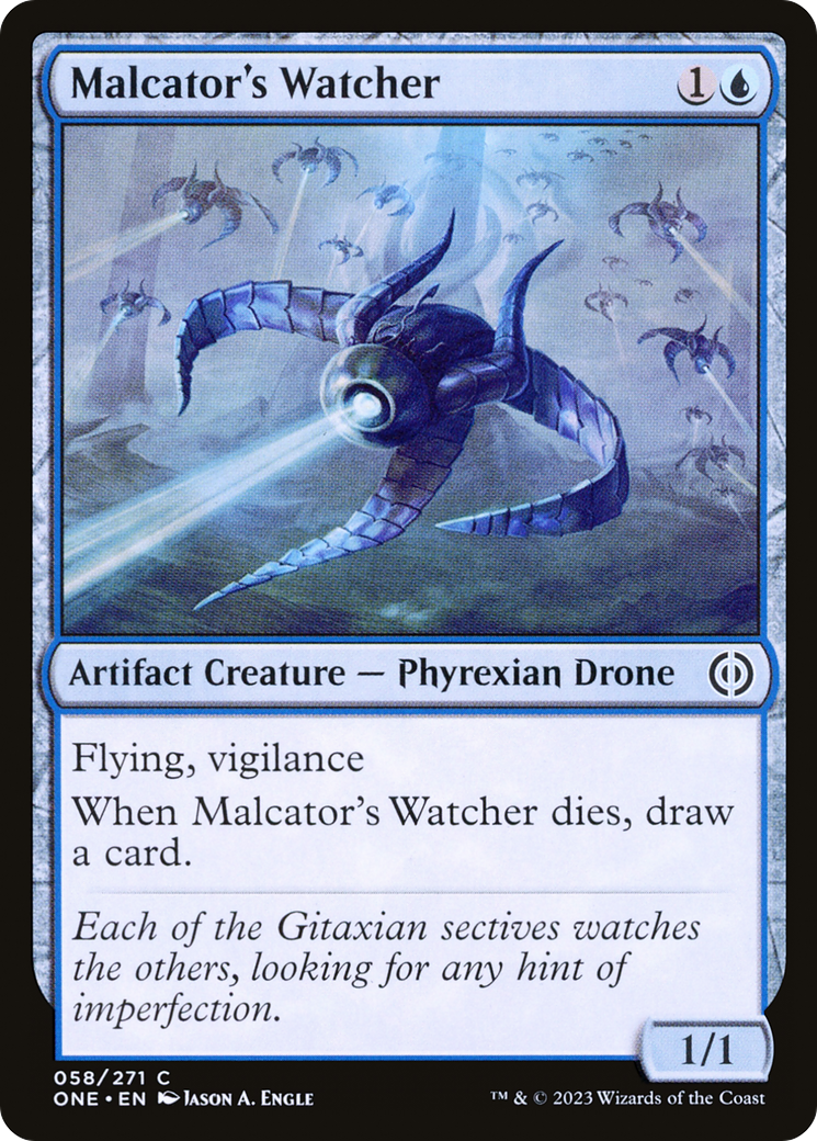 Malcator's Watcher [Phyrexia: All Will Be One] | Good Games Cannington