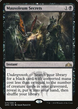 Mausoleum Secrets [Guilds of Ravnica] | Good Games Cannington