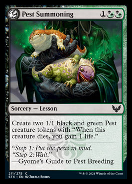 Pest Summoning [Strixhaven: School of Mages] | Good Games Cannington