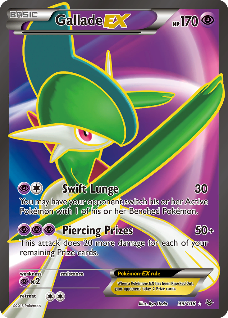 Gallade EX (99/108) [XY: Roaring Skies] | Good Games Cannington