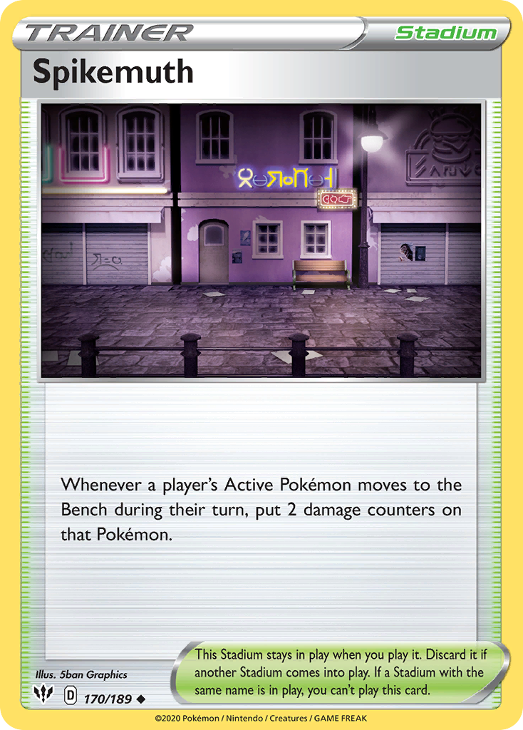Spikemuth (170/189) [Sword & Shield: Darkness Ablaze] | Good Games Cannington