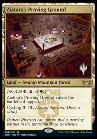 Ziatora's Proving Ground (Promo Pack) [Streets of New Capenna Promos] | Good Games Cannington