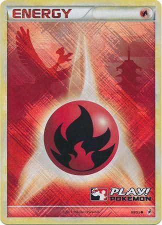 Fire Energy (89/95) (Play Pokemon Promo) [HeartGold & SoulSilver: Call of Legends] | Good Games Cannington