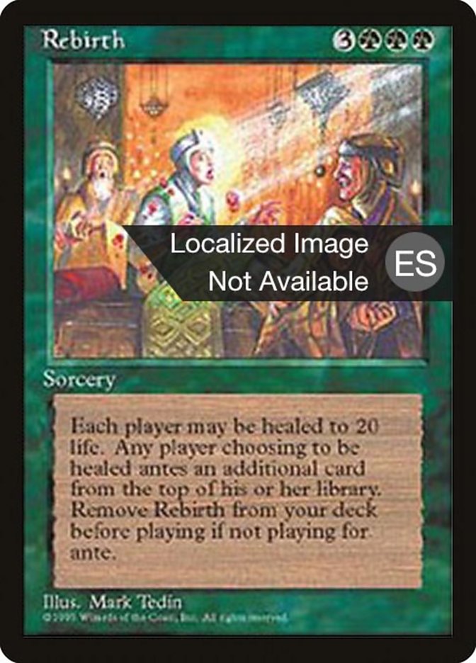 Rebirth [Fourth Edition (Foreign Black Border)] | Good Games Cannington