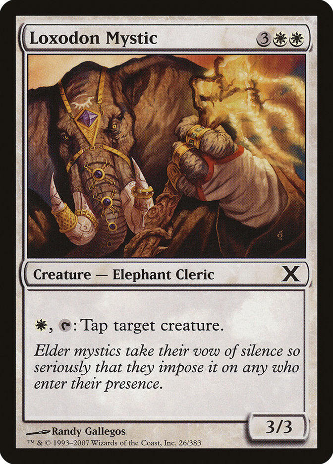 Loxodon Mystic [Tenth Edition] | Good Games Cannington
