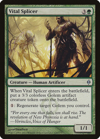 Vital Splicer [New Phyrexia] | Good Games Cannington