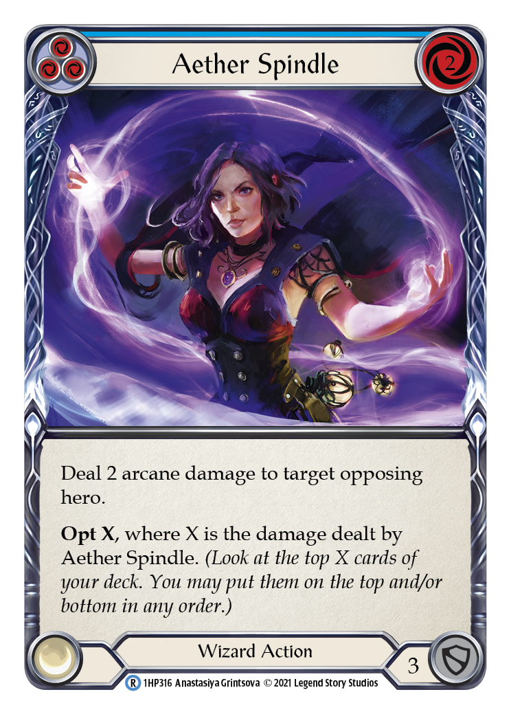 Aether Spindle (Blue) [1HP316] | Good Games Cannington