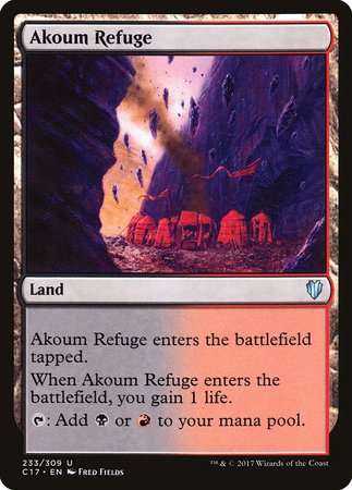 Akoum Refuge [Commander 2017] | Good Games Cannington