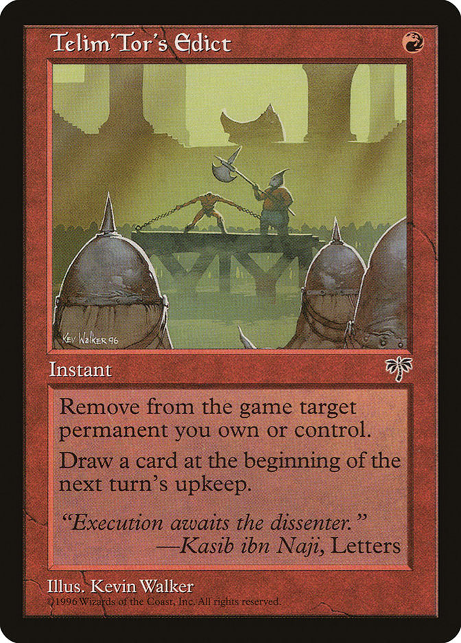 Telim'Tor's Edict [Mirage] | Good Games Cannington
