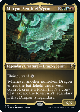 Miirym, Sentinel Wyrm (Foil Etched) [Commander Legends: Battle for Baldur's Gate] | Good Games Cannington