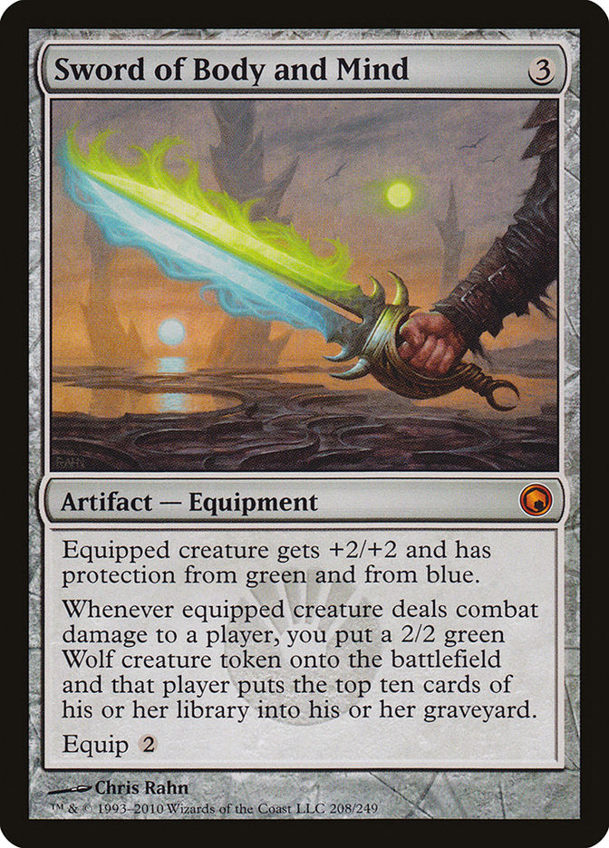 Sword of Body and Mind [Scars of Mirrodin] | Good Games Cannington