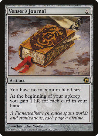 Venser's Journal [Scars of Mirrodin] | Good Games Cannington
