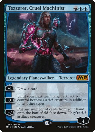Tezzeret, Cruel Machinist [Core Set 2019] | Good Games Cannington