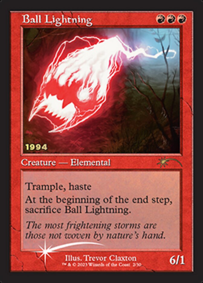 Ball Lightning [30th Anniversary Promos] | Good Games Cannington