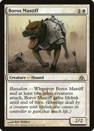 Boros Mastiff [Dragon's Maze] | Good Games Cannington