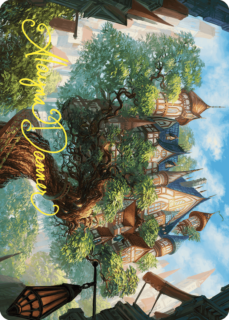 Edgewall Inn Art Card (Gold-Stamped Signature) [Wilds of Eldraine Art Series] | Good Games Cannington
