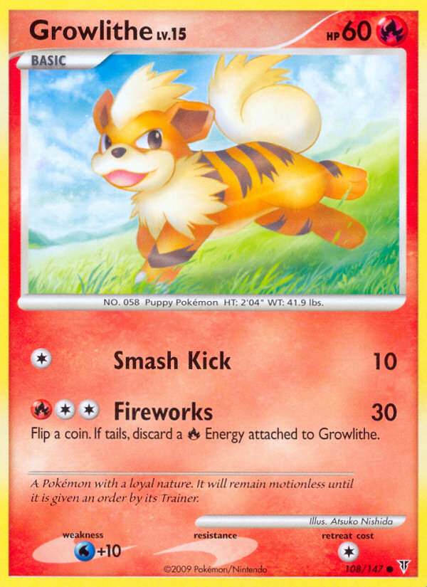 Growlithe (108/147) [Platinum: Supreme Victors] | Good Games Cannington