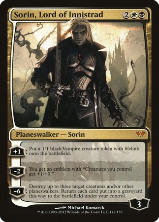 Sorin, Lord of Innistrad [Dark Ascension] | Good Games Cannington