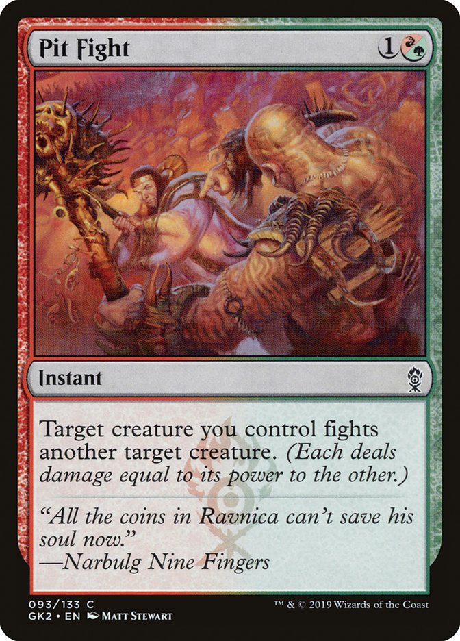 Pit Fight [Ravnica Allegiance Guild Kit] | Good Games Cannington
