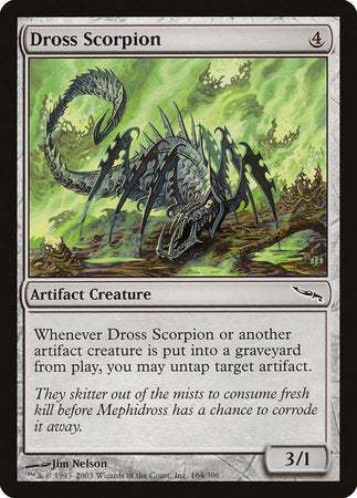 Dross Scorpion [Mirrodin] | Good Games Cannington