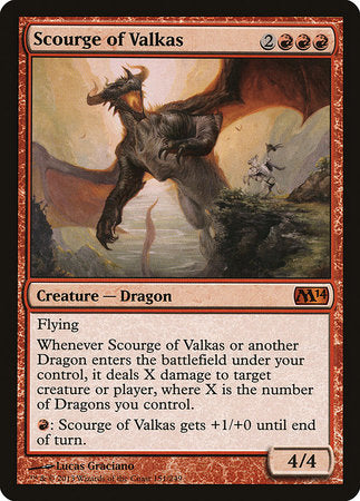 Scourge of Valkas [Magic 2014] | Good Games Cannington