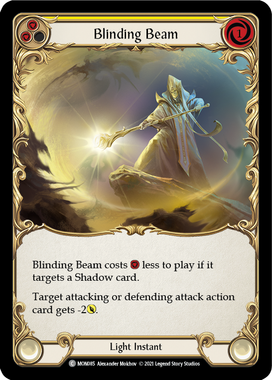 Blinding Beam (Yellow) [MON085] 1st Edition Normal | Good Games Cannington