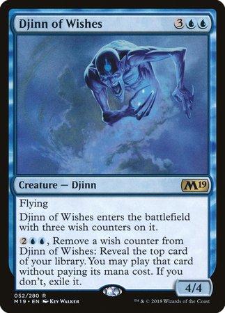 Djinn of Wishes [Core Set 2019] | Good Games Cannington