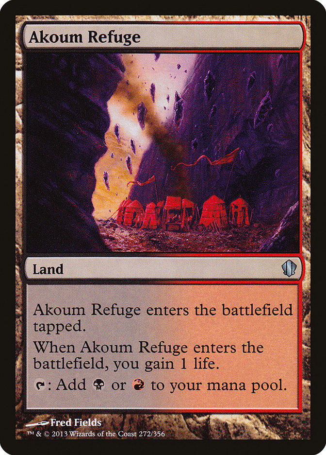 Akoum Refuge [Commander 2013] | Good Games Cannington