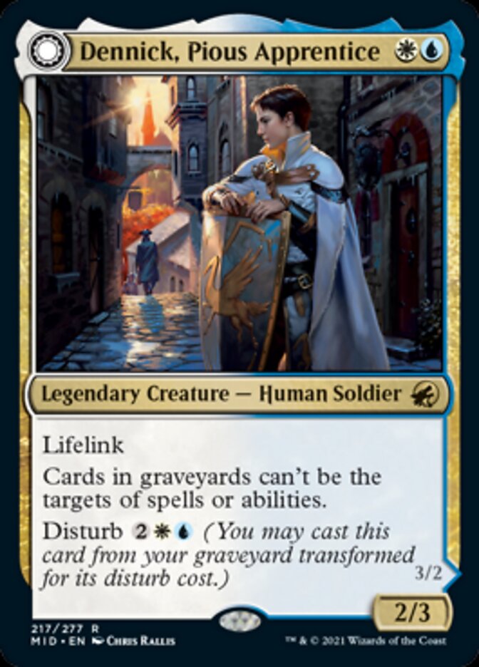 Dennick, Pious Apprentice // Dennick, Pious Apparition [Innistrad: Midnight Hunt] | Good Games Cannington