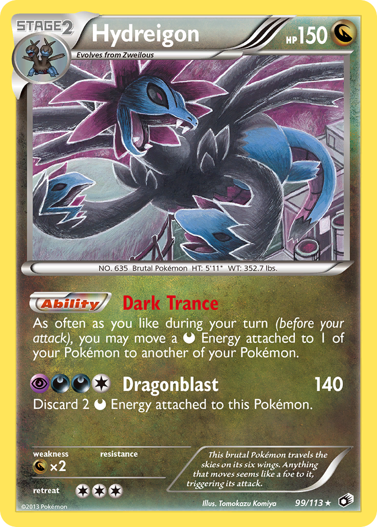 Hydreigon (99/113) [Black & White: Legendary Treasures] | Good Games Cannington