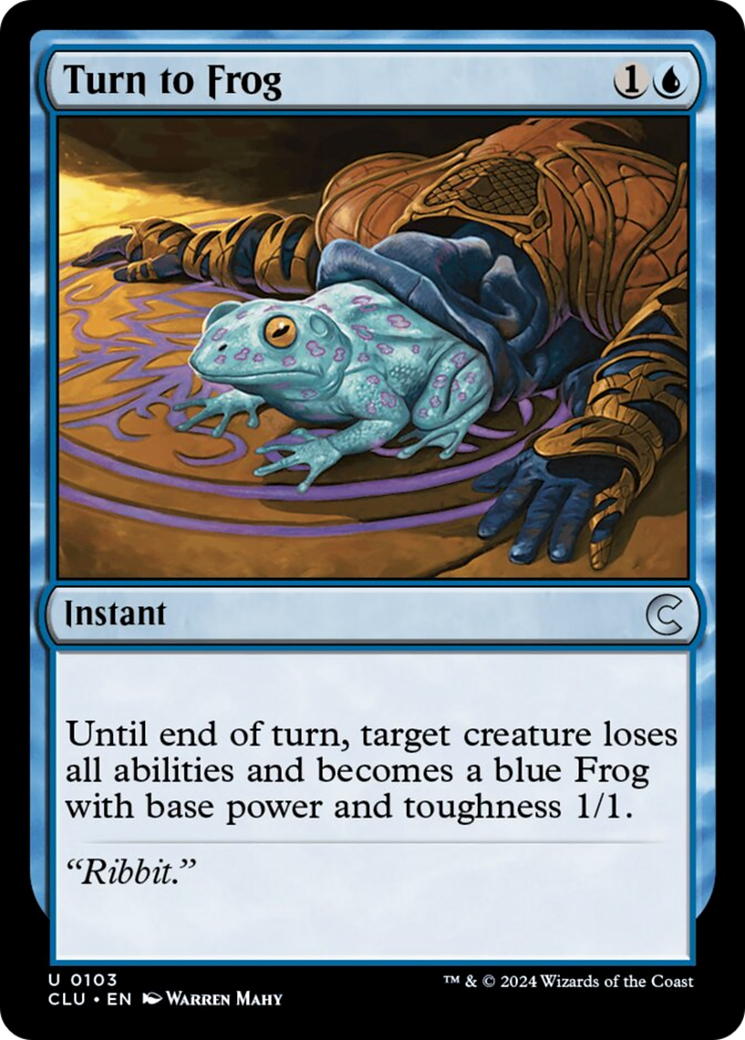 Turn to Frog [Ravnica: Clue Edition] | Good Games Cannington