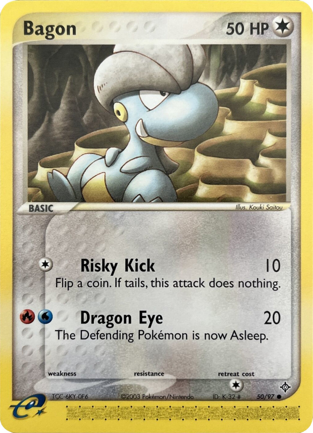 Bagon (50/97) (Nintendo Promos) [EX: Dragon] | Good Games Cannington