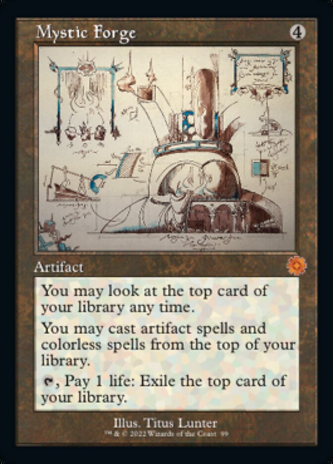 Mystic Forge (Retro Schematic) [The Brothers' War Retro Artifacts] | Good Games Cannington