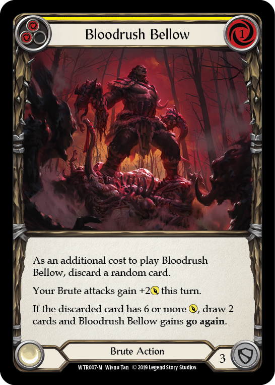 Bloodrush Bellow [WTR007-M] Alpha Print Rainbow Foil | Good Games Cannington