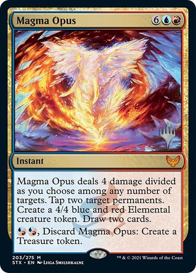 Magma Opus (Promo Pack) [Strixhaven: School of Mages Promos] | Good Games Cannington