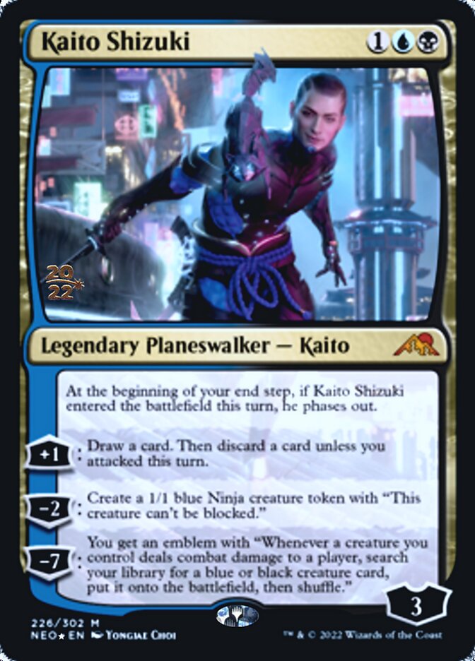 Kaito Shizuki [Kamigawa: Neon Dynasty Prerelease Promos] | Good Games Cannington