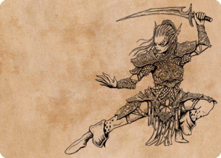 Lae'zel, Vlaakith's Champion Art Card [Commander Legends: Battle for Baldur's Gate Art Series] | Good Games Cannington