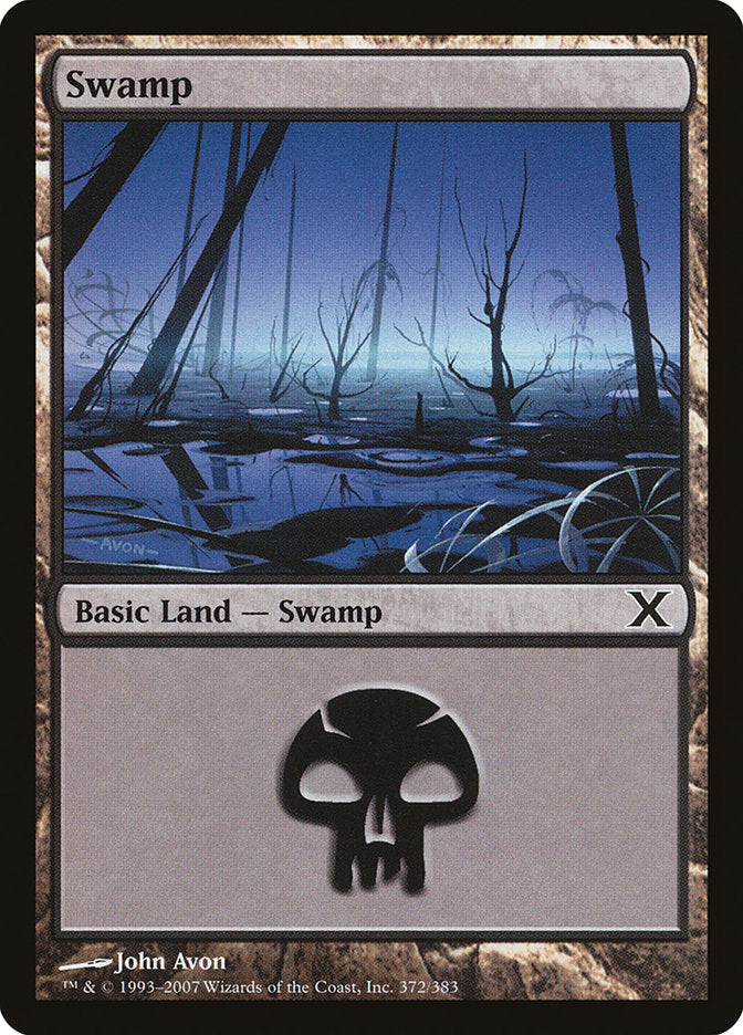 Swamp (372) [Tenth Edition] | Good Games Cannington