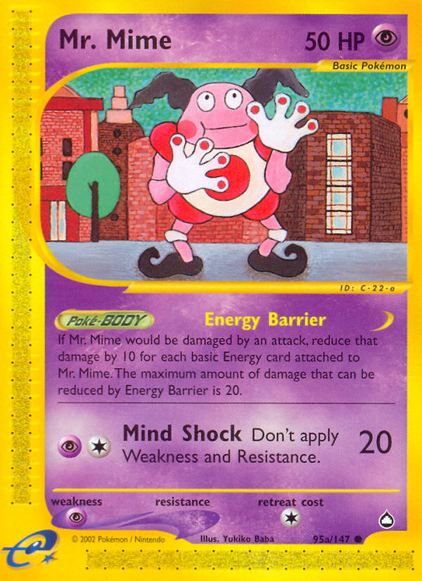 Mr. Mime (95a/147) [Aquapolis] | Good Games Cannington