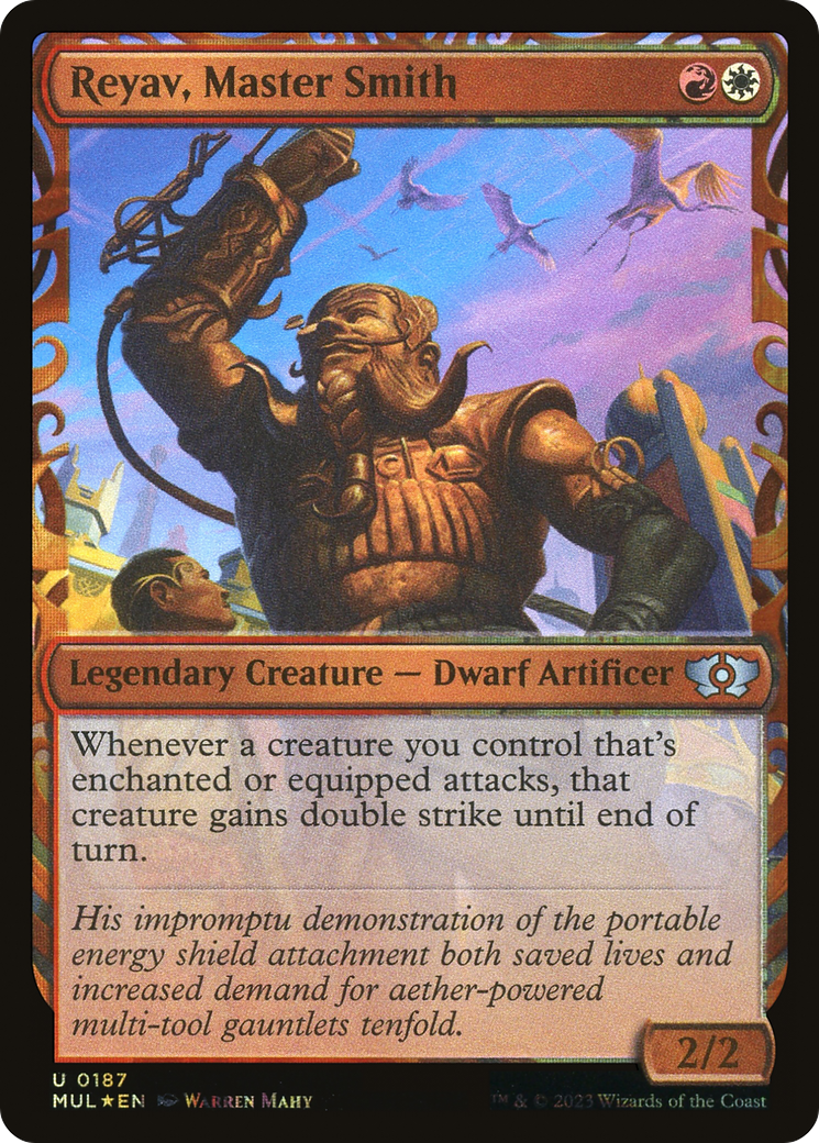 Reyav, Master Smith (Halo Foil) [Multiverse Legends] | Good Games Cannington