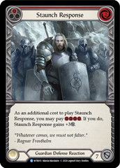 Staunch Response (Red) [U-WTR051] (Welcome to Rathe Unlimited)  Unlimited Normal | Good Games Cannington