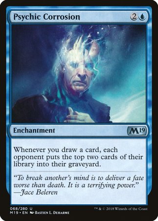 Psychic Corrosion [Core Set 2019] | Good Games Cannington