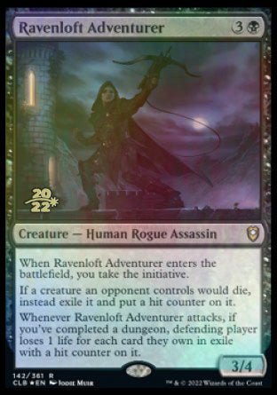 Ravenloft Adventurer [Commander Legends: Battle for Baldur's Gate Prerelease Promos] | Good Games Cannington