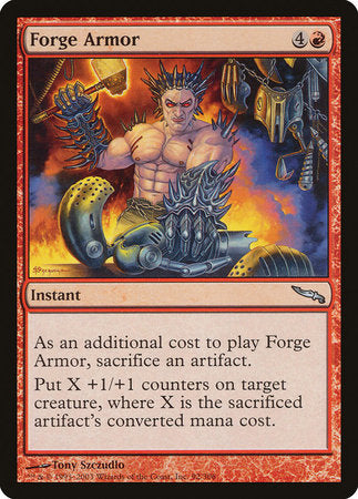 Forge Armor [Mirrodin] | Good Games Cannington