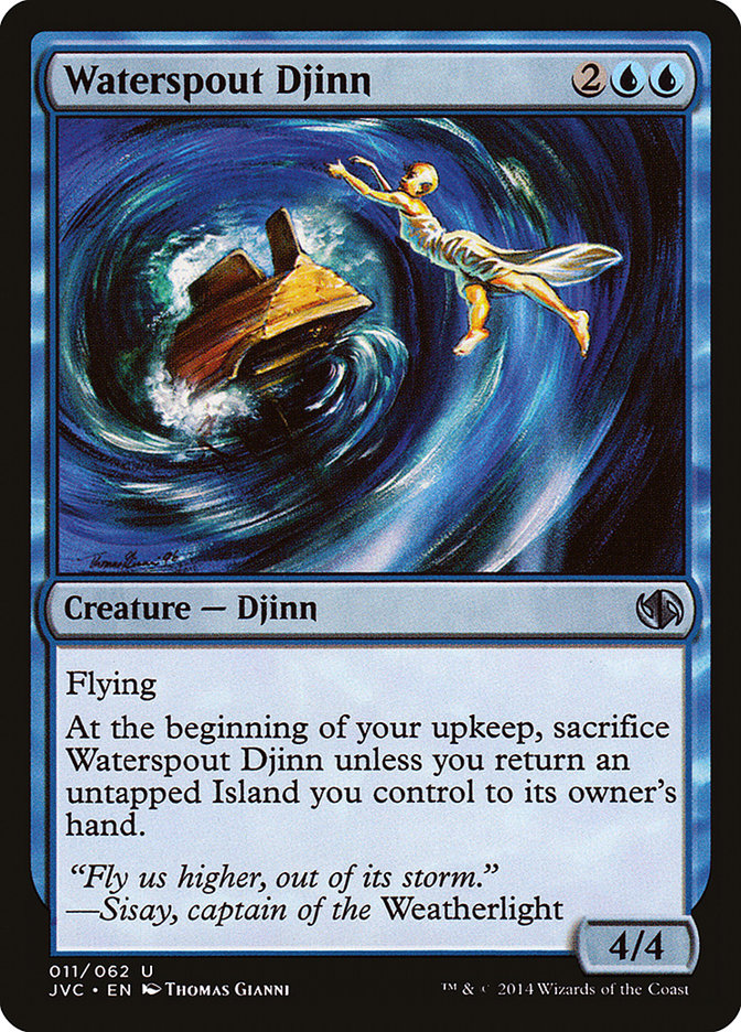 Waterspout Djinn [Duel Decks Anthology] | Good Games Cannington